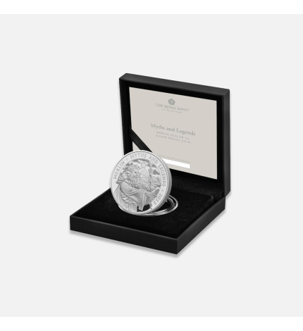 Wielka Brytania Mity i Legendy: Merlin Proof 2023 1 uncja srebra Wielka Brytania Mity i Legendy: Merlin Proof 2023 1 uncja srebra