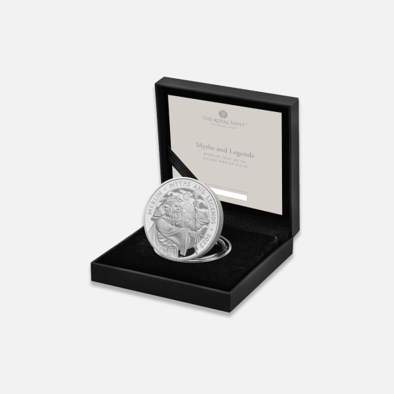 Wielka Brytania Mity i Legendy: Merlin Proof 2023 1 uncja srebra Wielka Brytania Mity i Legendy: Merlin Proof 2023 1 uncja srebra