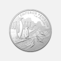 Srebrna moneta Terytorium Australii Antarktyda: Pingwin cesarski 1 uncja Srebrna moneta Terytorium Australii Antarktyda: Pingwin cesarski 1 uncja