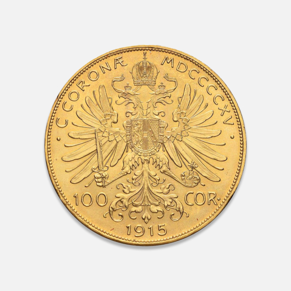 Złota moneta 100 Austriackich Koron 33,87 g Złota moneta 100 Austriackich Koron 33,87 g