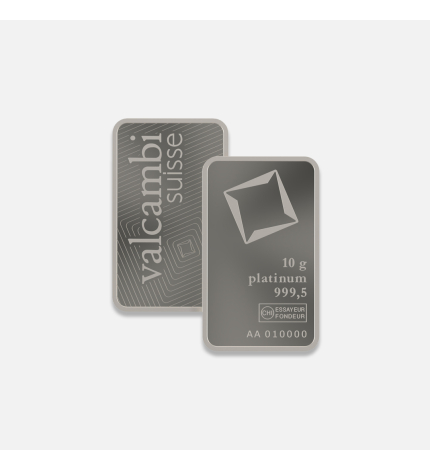 10 g sztabka platyny 10 g sztabka platyny