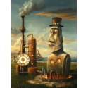 Jarosław Jaśnikowski, Steampunk Moai, 2019 Jarosław Jaśnikowski, Steampunk Moai, 2019