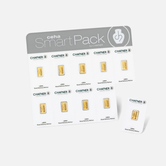 10x2 g sztabka złota Smartpack 10x2 g sztabka złota Smartpack
