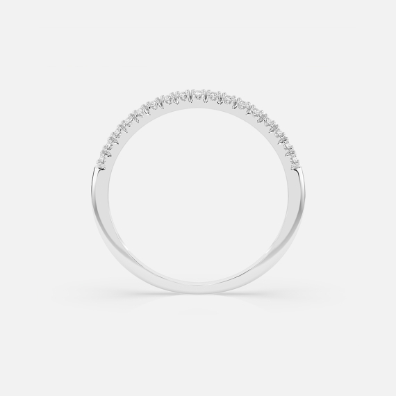 Pierścionek z białego złota z diamentami 0.14 ct - próba 585 Pierścionek z białego złota z diamentami 0.14 ct - próba 585