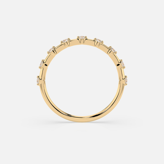 Złoty pierścionek z diamentami 0.18 ct - próba 585 Złoty pierścionek z diamentami 0.18 ct - próba 585