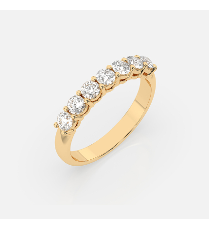 Złoty pierścionek z diamentami 0.7 ct - próba 585 Złoty pierścionek z diamentami 0.7 ct - próba 585