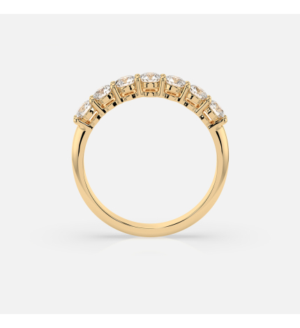 Złoty pierścionek z diamentami 0.7 ct - próba 585 Złoty pierścionek z diamentami 0.7 ct - próba 585