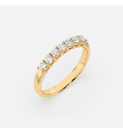 Złoty pierścionek z diamentami 0.42 ct - próba 585 Złoty pierścionek z diamentami 0.42 ct - próba 585