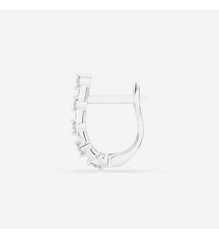Kolczyki z białego złota z diamentami 0.2 ct - próba 585 Kolczyki z białego złota z diamentami 0.2 ct - próba 585