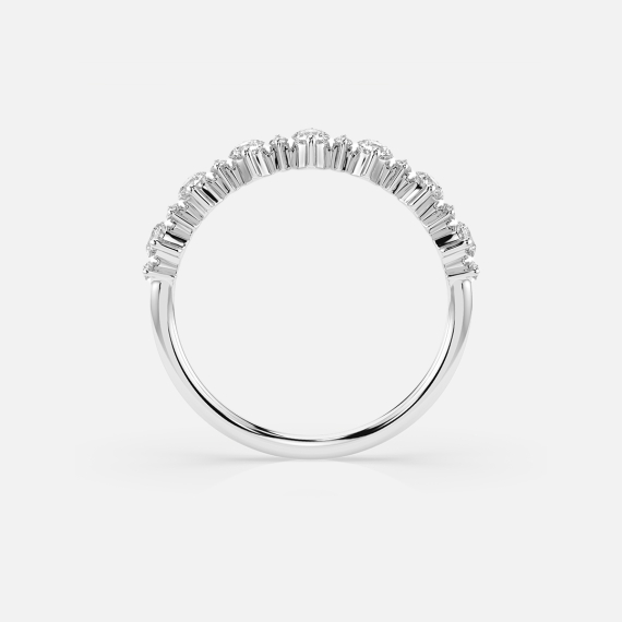 Pierścionek z białego złota z diamentami 0.5 ct - próba 585 Pierścionek z białego złota z diamentami 0.5 ct - próba 585