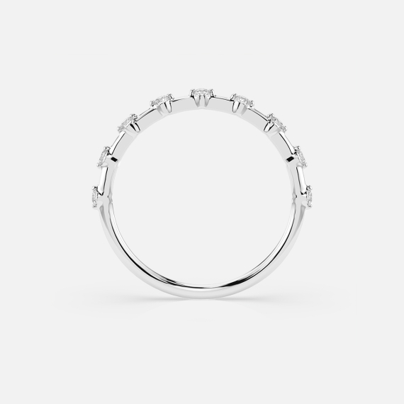 Pierścionek z białego złota z diamentami 0.18 ct - próba 585 Pierścionek z białego złota z diamentami 0.18 ct - próba 585