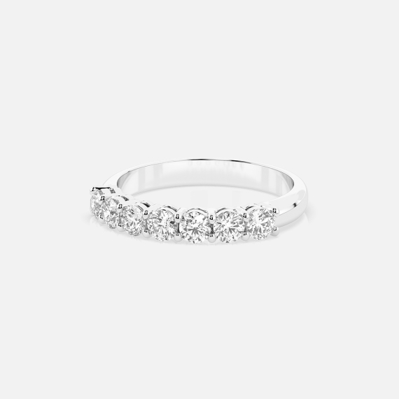 Pierścionek z białego złota z diamentami 0.7 ct - próba 585 Pierścionek z białego złota z diamentami 0.7 ct - próba 585