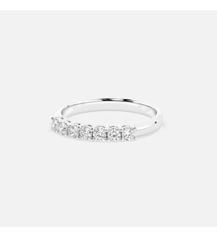 Pierścionek z białego złota z diamentami 0.42 ct - próba 585 Pierścionek z białego złota z diamentami 0.42 ct - próba 585