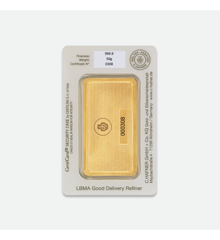 Zestaw złota sztabka 50 g i diament 0.18 ct Zestaw złota sztabka 50 g i diament 0.18 ct