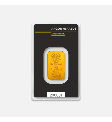10 g sztabka złota CertiPack 10 g sztabka złota CertiPack
