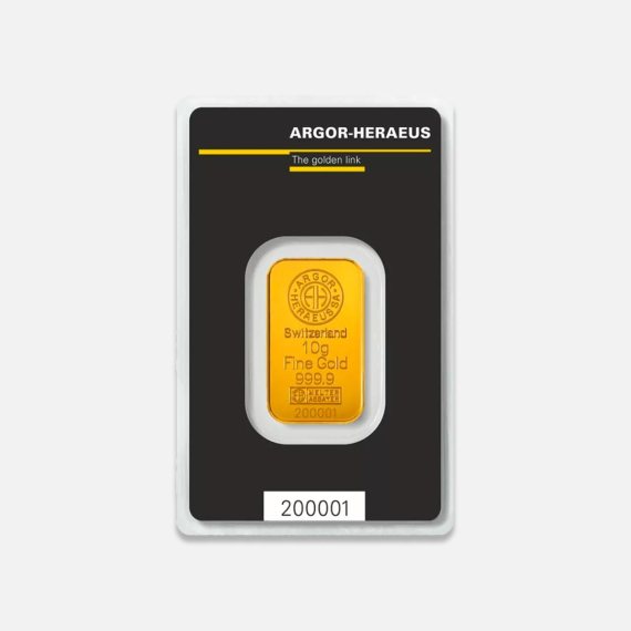 10 g sztabka złota CertiPack 10 g sztabka złota CertiPack