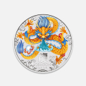 Srebrna moneta kolorowana Lunar III: Rok Smoka 2024 1/2 uncji Srebrna moneta kolorowana Lunar III: Rok Smoka 2024 1/2 uncji