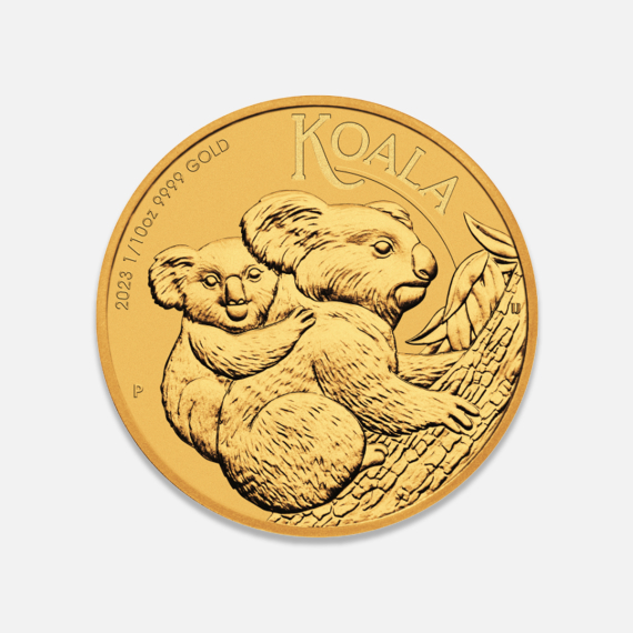 Złota moneta Koala 1/10 uncji