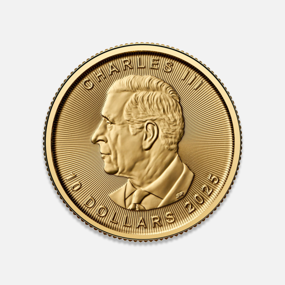 Złota moneta Kanadyjski Liść Klonowy 1/4 uncji Złota moneta Kanadyjski Liść Klonowy 1/4 uncji