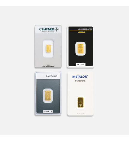 2 g sztabka złota CertiPack