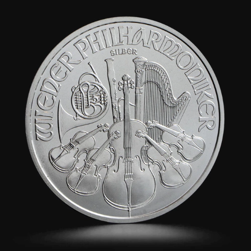 srebrna moneta Wiedeńscy Filharmonicy 1 uncja